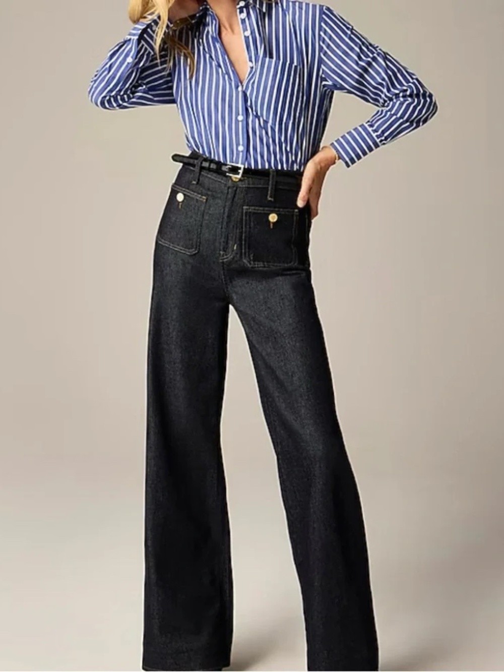 J Crew '96 Denim Trousers in Rinse